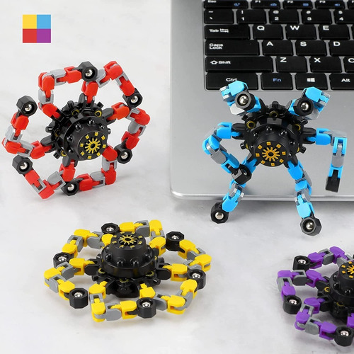 Imagen 2 de 3 de Fidget Spinner Transformable Toy, Antiestres Y Antiansiedad