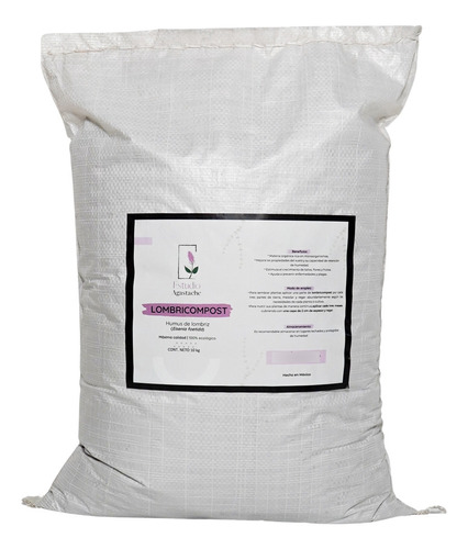 Lombricomposta Orgánica Humus De Lombriz 10kg Fertilizante