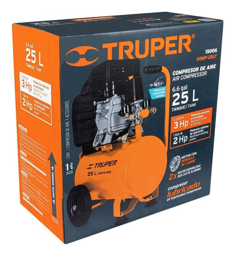 Caja De Empaque De Repuesto Para Comp-25lt, Truper