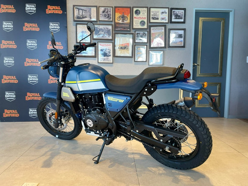 Imagen 7 de 25 de Royal Enfield Himalayan Scram 411 Sky Line Blue 2023