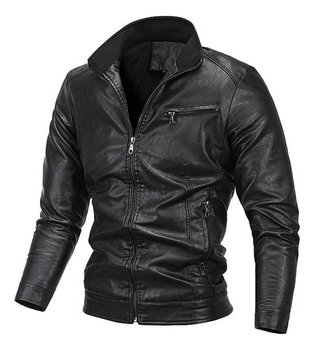 Piel Wan Cazadora Biker Slim Fit Effect