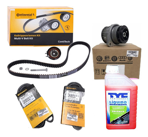 Kit Distribucion Gol Trend 2011 2012 + Bomba + Correas + Ref