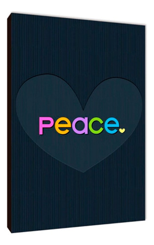 Cuadros Poster Paz Amor Hippie L 29x41 (paz (6)