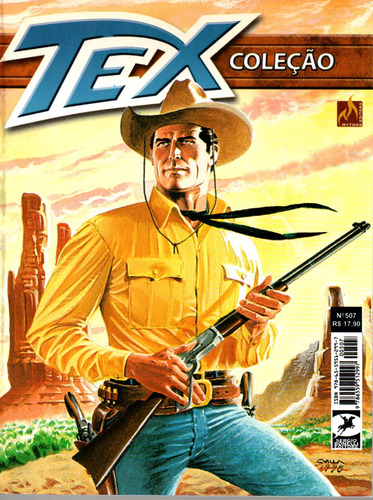 Tex Coleção N° 507 - Vendetta Navajo - 116 Páginas Em Português - Editora Mythos - Formato 13 X 17 - Capa Mole - 2022 - Bonellihq Cx209 F23