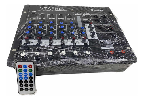 Mesa Som 6 Canais Usfx602 Ll Audio Console Efeito Bluetooth
