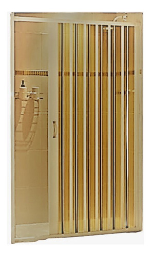 Mampara Baño Plegable Color Beige 100 X 1,85 - Smf