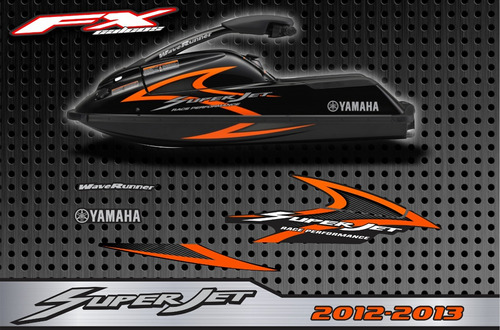 Calcos Yamaha Super Jet  2012-2013 Superjet Fxcalcos