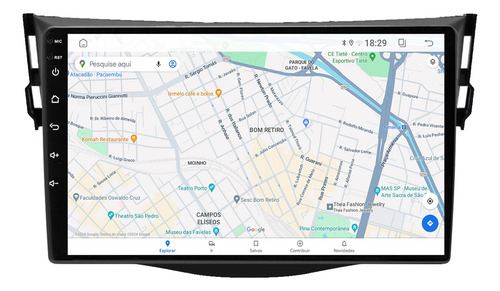 Multimidia Rav4 06/13 9p Adak G2 Android Carplay 2gb 64gb