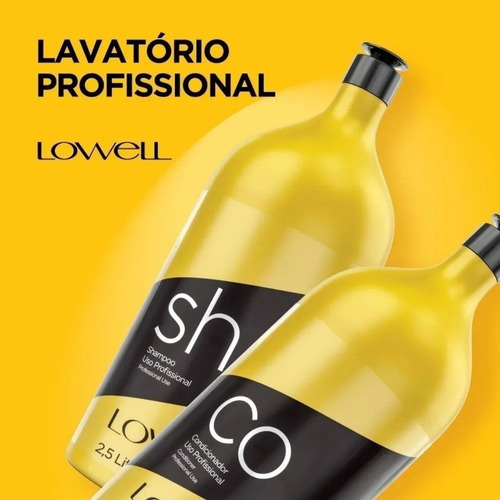 Imagem 2 de 5 de Kit Lavatório Lowell Profissional Shampoo 2,5l E Condic 2,5l