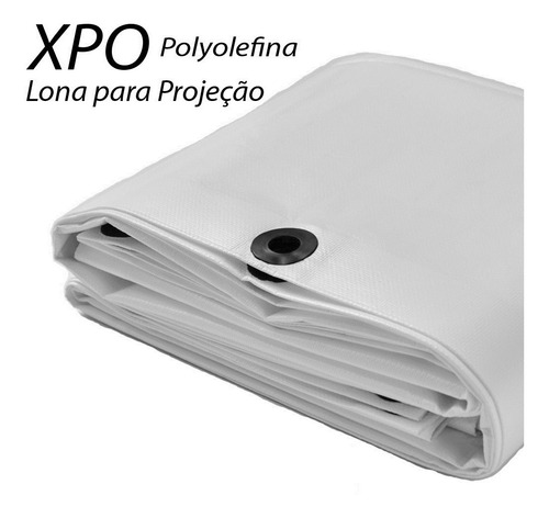 Lona Branca Xpo 4x4 Mts Cobertura Tenda Toldo Eventos Shows