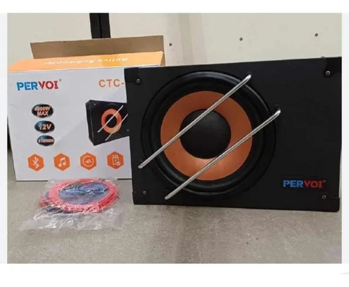 Subwoofer Activo Para Coche Pervoi De 10 Y 12 V Ctc-1031