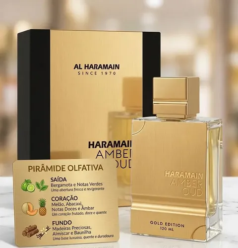 Al Haramain Amber Oud Gold Edition EDP 120ml sem gênero | Frete grátis