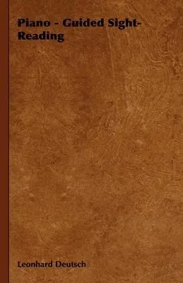 comprar Libro Piano - Guided Sight-reading - Leonhard Deutsch