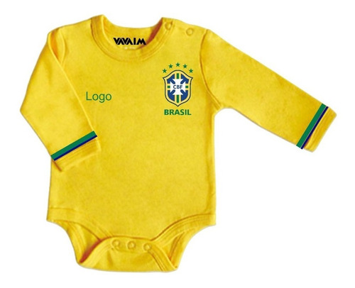 Body (pilucho) Selección Brasil Futbol Qatar 2022 Ml