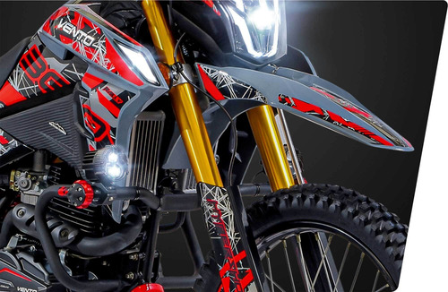 Motocicleta Doble Propósito Vento Crossmax 300 Rally Gris Oscuro
