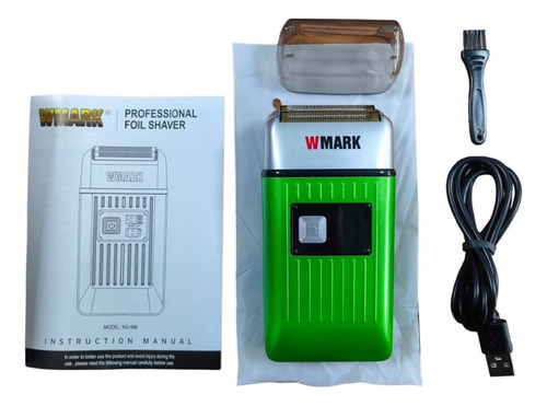 Afeitadora Wmark NG996P verde 220V
