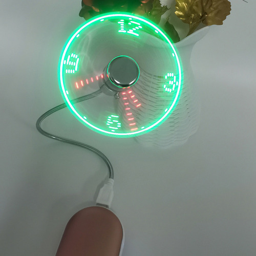 Exibição Em Tempo Real De Ventiladores De Relógio Portáteis