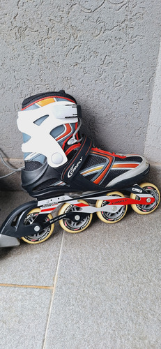 Rollers Patines Profesionales Canfly Cf-a004 Para Adultos 43 8.4 Cm Negro (Usado)