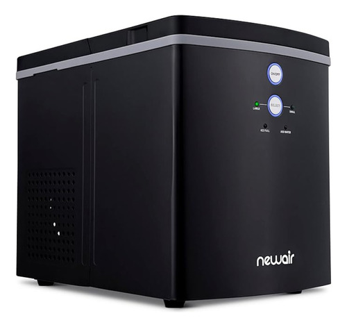 Máquina Hielo Portátil: Compacta, Negra