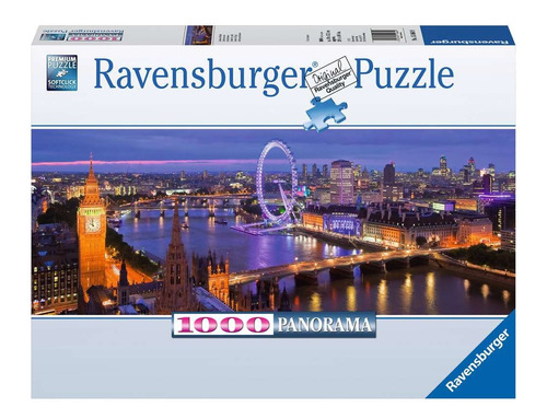 Rompecabezas Ravensburger Panoramic Londres por la Noche 15064 de 1000 piezas