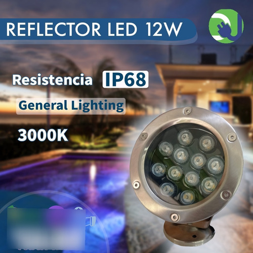 Reflector 12w Para Piscinas