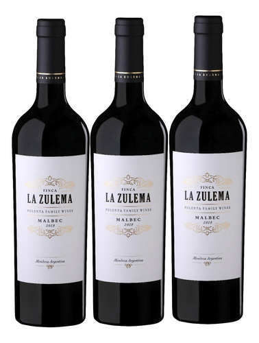 Vino Finca La Zulema Malbec X3 - Oferta Celler