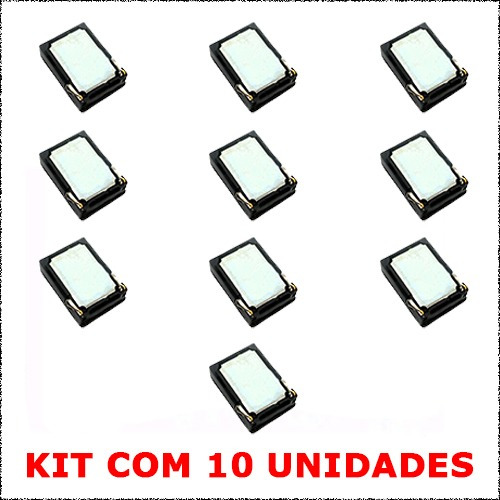 Kit 10 Alto Falante Interno Campainha Para Motorola Moto G2