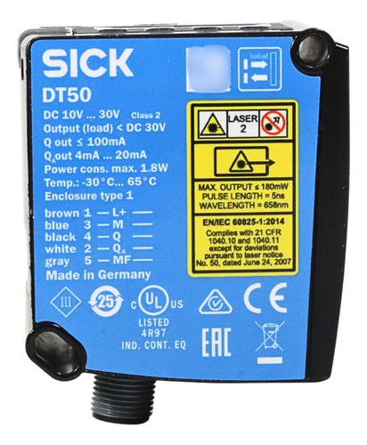Sick Dt50-p1113 Sensor De Distancia Láser Dx50 1044369