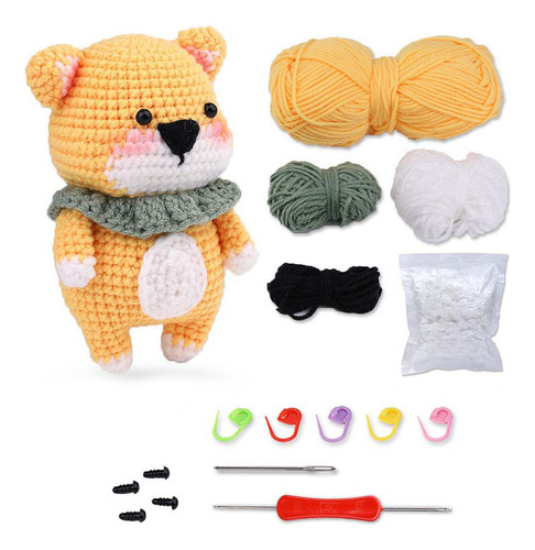 Kit De Crochê Diy Para Cães Com Agulhas De Tricô, Plush Easy