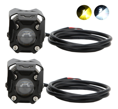 Focos Led Focos 60 W Luz Blanca Amarilla Ip67 2 Unidades