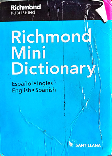 Richmond Mini Dictionary Español Inglés Usado Y Original 