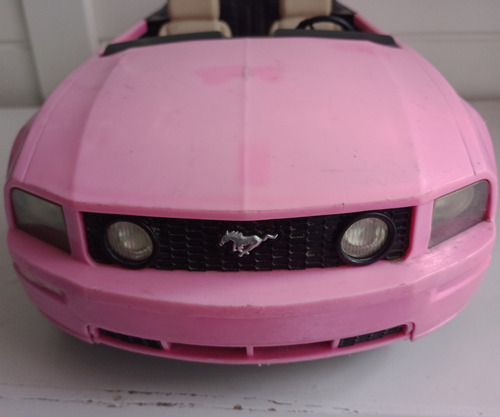 Carro Mustang De Barbie Mattel Rosa