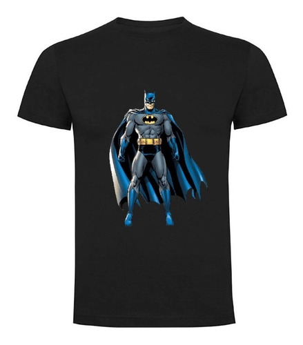 Polera Batman Clasico Dc Comics Estampadas Algodon   