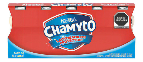 Yoghurt Chamyto Natural 5 Piezas 80g