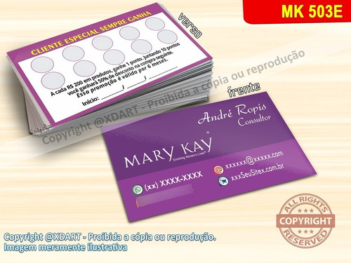 Imagem 5 de 5 de Lindo Cartão Marykay Couchê 250g 1.000 Unid Mk503e