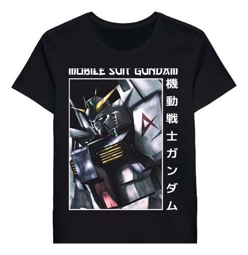 Remera Rx 93 Gundam Mobile Suit Gundam Anime Girl W135328404