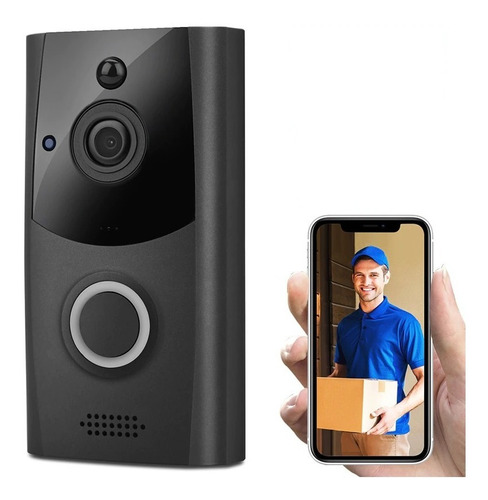 Imagen 6 de 8 de Portero Visor Timbre Inalambrico Wifi Camara Hd720 Exterior