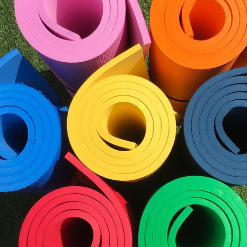 Imagem 4 de 10 de Colchonete Eva Kit C/06 180cmx53cmx10mm Ginástica Exercício