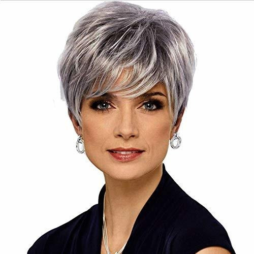 Pelucas - Divine Hair Short Pixie Cut Hair Short Mixed G