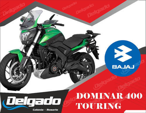 Moto Bajaj Dominar 400 Touring Financiada 100% Hasta 60 Cuo