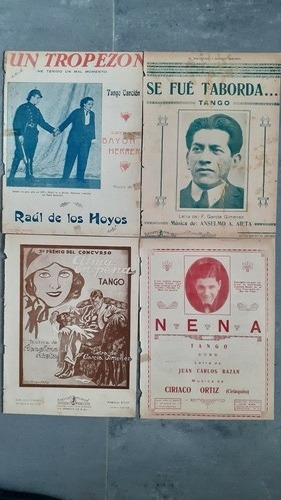Imagen 3 de 3 de Tango Antiguas Partituras. Lote De 12. 51926.