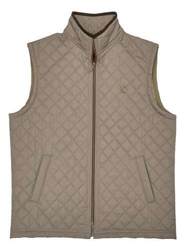 Chaleco Campera Hombre Abrigo Algodon Casual Cierre Briganti