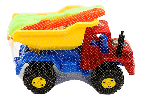 Carrito De Carga Y Volteo Para Construcción De Juguete 1pz Color Negro C/ Azul Marino Personaje Camion De Carga Y Volteo