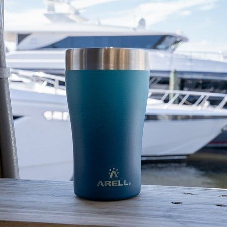 Imagem 6 de 9 de Copo Térmico De Cerveja 500ml Azul Ocean Blue - Arell