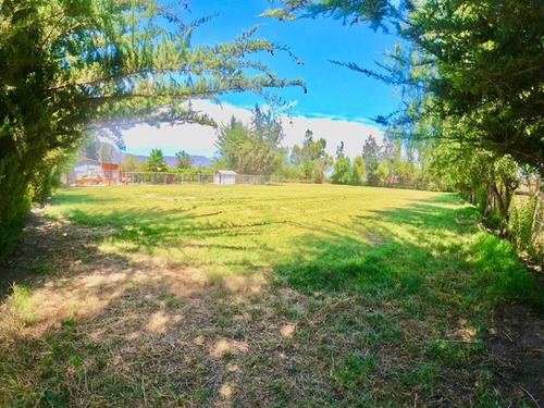 Parcela Con Casa De 5.500 M2 En Chiñigue, El Monte