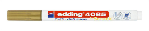 Marcador De Tiza Edding 4085 Color Dorado