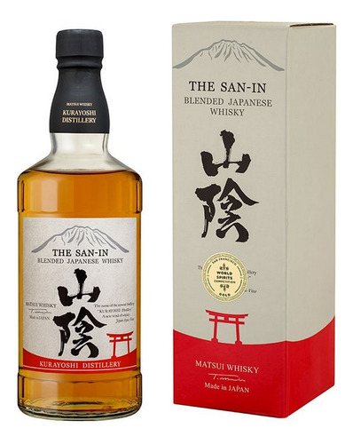 Whisky Japonés The San-in 40% 700 Ml 