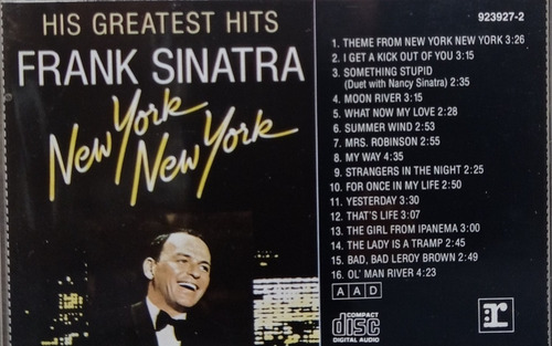 Frank Sinatra New York,new York Cd Original Lacrado