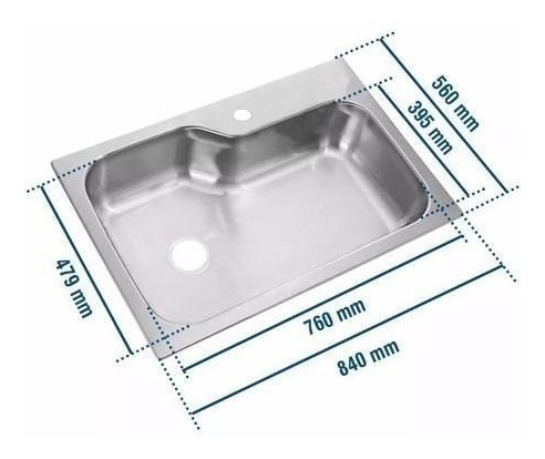 Fregadero Teka Submontar/empotrar Dm 33.22 1c 8 8731112