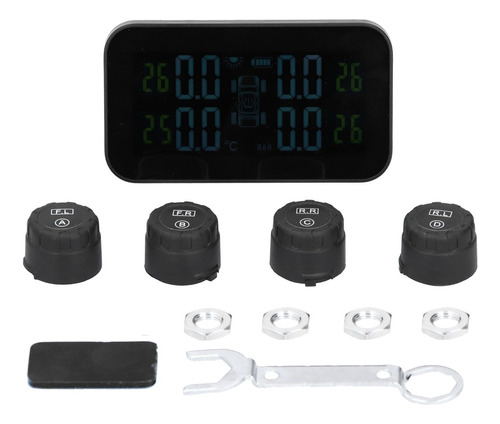 Sistema De Monitor Presión Neumáticos Tpms Con Pantalla Lcd